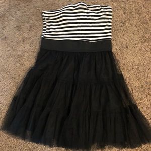 Tubtop/ruffled skirt dress